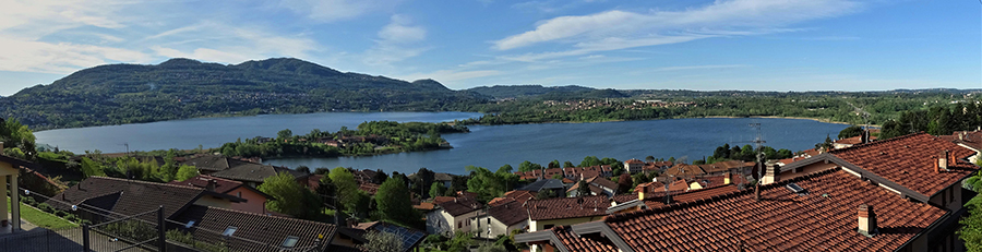 Dalla località Pozzo di Civate bella vista sul Lago di Annone